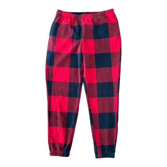 NWT Matching Printed Microfleece Pajama Set buffalo check old navy size medium - Picture 5 of 9